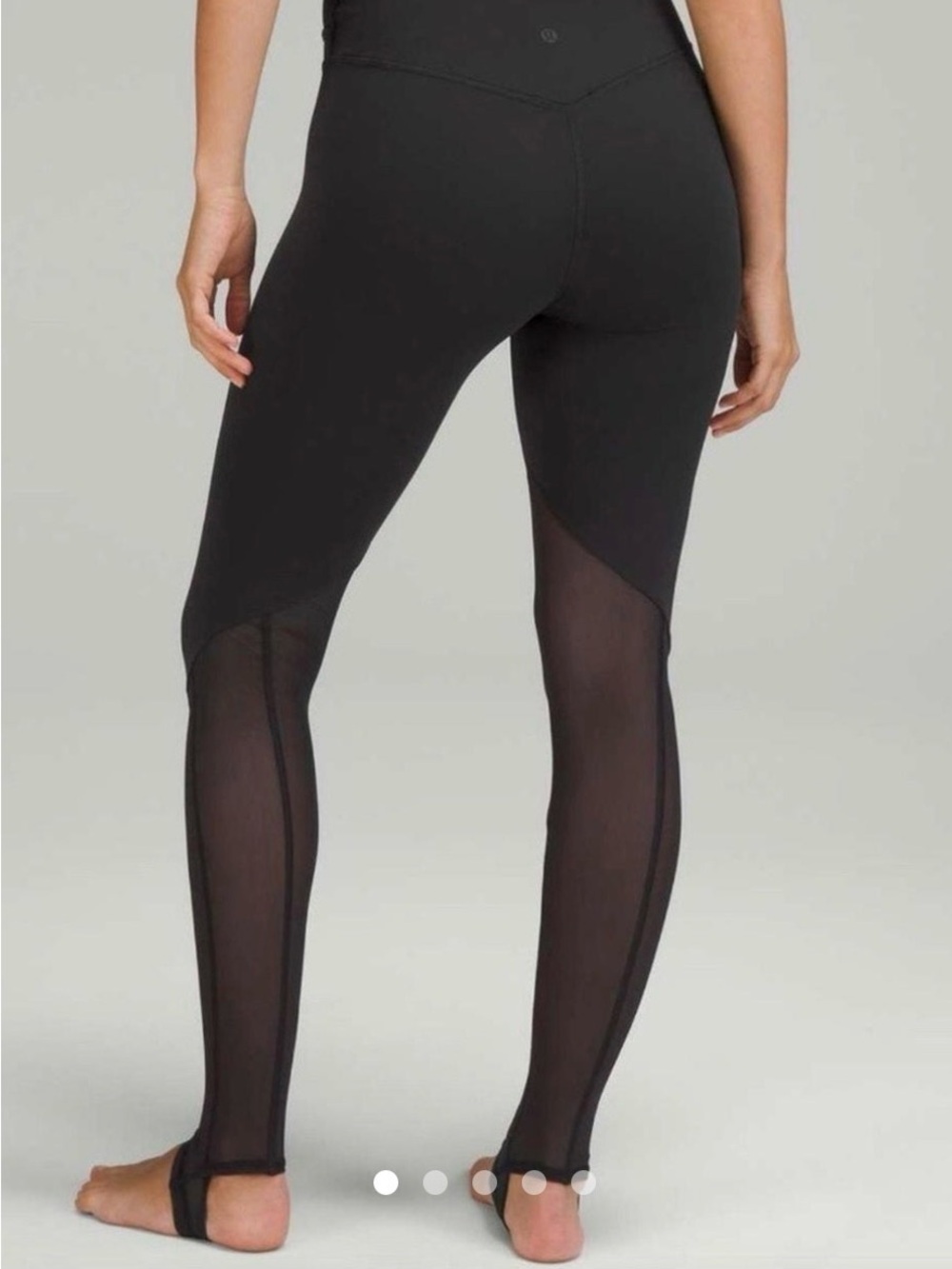 lululemon athletica Black High-Rise Crossover Waist Leggings - stirrup
